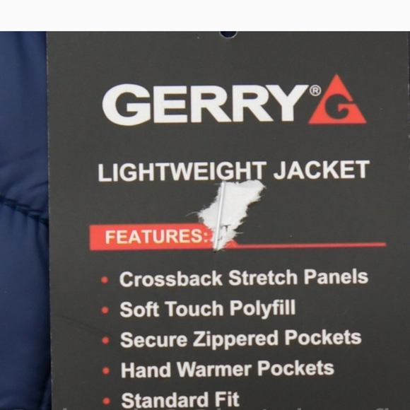 NWT Men’s Puffer Jacket Gerry lightweight - Picture 2 of 7